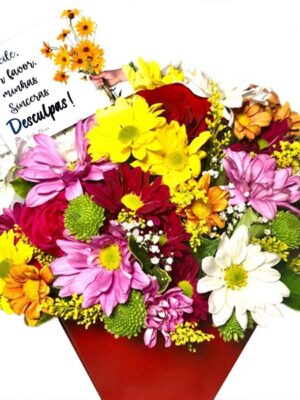 Flores do Campo com Mensagem de Desculpas